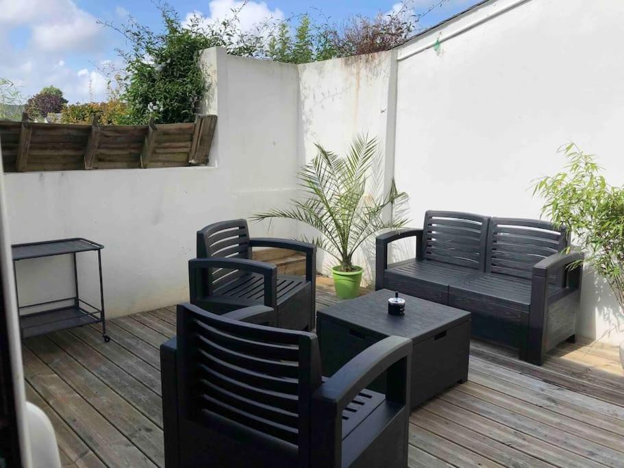 Maison De Ville Conviviale Avec Terrasse Lanester Eksteriør bilde